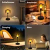 Collage showing a portable LED lamp in different settings: bedroom, dining room, camping, and office. Anteprima dell’immagine prodotto