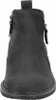 A close-up front view of a black leather boot. Produktbild-Vorschau