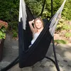 XXL hangstoel met zijvak en kussen, 220x120 cm, geschikt Productafbeelding-voorbeeld 2