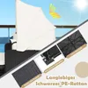 COSTWAY Rattan Sonnenliege mit einziehbarem Baldachin, Produktbild-Vorschau 5