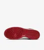 Nike Dunk Low Retro - Herren Sneakers Schuhe Leder Rot-Weiß Produktbild-Vorschau 13