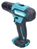 Makita DF333DZ, Wiertarka pistoletowa, Turkusowy, 1 cm, Podgląd zdjęcia produktu 4