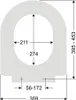 Pagette WC-Sitz Subline mit Deckel weiß mit Produktbild-Vorschau 2