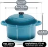 com-four® 4x Auflaufform mit Deckel aus Keramik - Produktbild-Vorschau 6