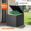 CASARIA® Auflagenbox 318L Polyrattan - Wetterfeste Garten Produktbild-Vorschau 2
