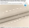 Sprchový závěs 180x180cm Béžový Proti plísním Vodoodpudivý Náhled obrázku produktu 2