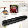 USB Milchaufschäumer wiederaufladbar, 3 Stufen, 2 Aufsätze Produktbild-Vorschau 3