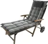 Auflage Rollliege Sylt 90584-700 grau Streifen 188x60x9 cm Produktbild-Vorschau 1