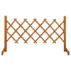 vidaXL Pomarańczowy płotek ogrodowy 120x60 cm z litego Podgląd zdjęcia produktu 7