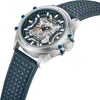Police Armbanduhr blau Leder Police Luang Herren Analog- Produktbild-Vorschau 2