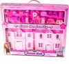 Maison de poupées rose avec meubles, lumières et sons - Voir les images du produit 1