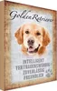vianmo Holzschild 18x12 cm Golden Retriever Hund Tier Produktbild-Vorschau 1