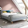 Polsterdoppelbett Amber - eisblau Produktbild-Vorschau 2