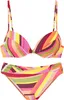 Bruno Banani Push-Up-Bikini orange bedruckt Größe 36 Cup A Produktbild-Vorschau 1