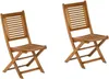 Merxx Gartenstuhl Cordoba, klappbar, 2er Set - Eukalyptus Produktbild-Vorschau 3