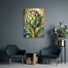 Obraz na plátně artyčok ručně malovaný akrylem 40x60 Feeby Náhled obrázku produktu 2