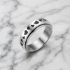 Herz Drehring aus Edelstahl – Anti-Stress Ring mit Produktbild-Vorschau 3