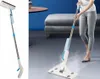 A split image showing a spray mop on the left and a person using the mop to clean a floor on the right. Anteprima dell’immagine prodotto