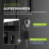 Juskys Aktenschrank Metall 180x80x40 cm, abschließbar mit 3 Produktbild-Vorschau 3