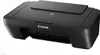 A black Canon inkjet printer is shown from a slightly elevated front-left angle against a white background. Produktbild-Vorschau
