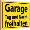 vianmo Holzschild 12x18 cm Garage Tag und Nacht freihalten Produktbild-Vorschau 1
