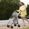 Kompakter Haustier-Kinderwagen für kleine Hunde und Produktbild-Vorschau 2