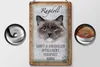 Blechschild Spruch 20x30cm Ragdoll Katze sanft Schild Produktbild-Vorschau 3