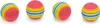 Karlie Katzen-Spielbälle Soft Rainbow 4 St. im Beutel 4 cm Produktbild-Vorschau 3