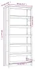vidaXL Knihovna 80x35x183 cm z masivního borovicového dřeva Náhled obrázku produktu 8
