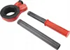 A pipe threading tool and its accessories are laid out on a white background. Anteprima dell’immagine prodotto