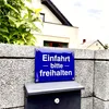 Sosenco Einfahrt Bitte Freihalten Schild - 15x20 cm Produktbild-Vorschau 6
