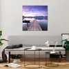 Bilder auf glas - See Berge Wasser - 70x70cm - Glasbilder - Produktbild-Vorschau 6