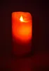 Anna's Collection Led stumpfe Kerze - rot - H15 x D7,5 cm Produktbild-Vorschau 5