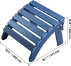 SucceBuy Adirondack-Ottomane, faltbar, HDPE, 18,7 x 18,9 x Produktbild-Vorschau 8