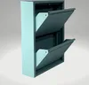 gowoll Schuhschrank Schmal Schuhregal Metall Hoch Produktbild-Vorschau 7