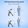 Clinicalfy Rollator pieghevole Deambulatore Freni a mano Anteprima dell’immagine prodotto 2