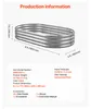 SucceBuy Hochbeet aus Metall 1800x900x290 mm, Pflanzbeet Produktbild-Vorschau 7