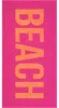 Cawö Strandtuch Beach Beach Pink Orange (90x180 cm) Produktbild-Vorschau 1