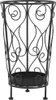 Regenschirmständer Vintage-Stil Metall 26 x 46 cm Schwarz , Produktbild-Vorschau 1