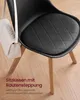 VASAGLE Esszimmerstühle 4er Set Gepolsterte Küchenstühle Produktbild-Vorschau 3