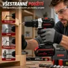 AJIEQAQ Aku šroubovák 21V Set, 3v1 aku příklepová vrtačka Náhled obrázku produktu 8