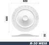 MARBET DESIGN Stuckrosette aus EPS Styropor - Deckenrosette Produktbild-Vorschau 2