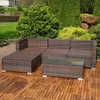 Mucola Gartenmöbel 5tlg. Gartenlounge Sitzgruppe Gartenset Produktbild-Vorschau 3