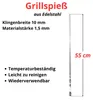 BBQ Set 24-teilig – Edelstahl Grillspieße 550 mm Produktbild-Vorschau 3