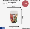 6 Becher 230 ml wiederverwendbar Geburtstag Party Deko Produktbild-Vorschau 3
