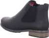A side view of a black Rieker Chelsea boot. Náhled obrázku produktu