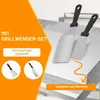 ROSEJANE Edelstahl Grillplatte 51 × 32 × 7 cm – BBQ Plancha Produktbild-Vorschau 5