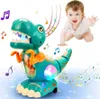 Baby Spielzeug,Krabbelnde Dinosaurier Babyspielzeug Musik Produktbild-Vorschau 4