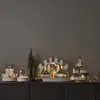Szwedzka Pozytywka Świąteczna Drewniana Domki LED GRAUBERG Podgląd zdjęcia produktu 3