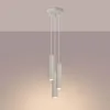 Moderne beige runde Pendelleuchte Ø20cm drei Wellrohre für Produktbild-Vorschau 22